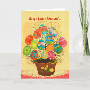 Festiva Manojo de tarjeta de pascua del amor