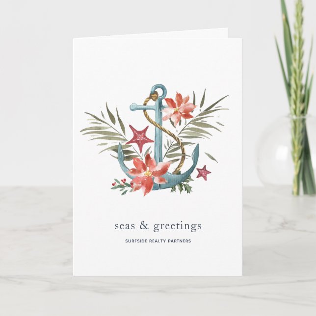 Festiva Mar | Tarjeta de vacaciones corporativa (Anverso)