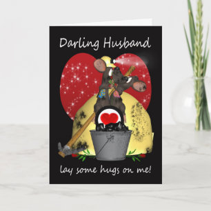 Festiva Marido - tarjeta del el día de San Valentín de los