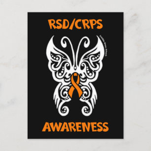 Festiva Mariposa/Tribal...Tarjeta postal RSD/CRPS