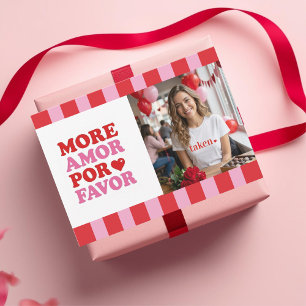 Festiva Más Amor Por Favor Tarjeta de Foto de San Valentín