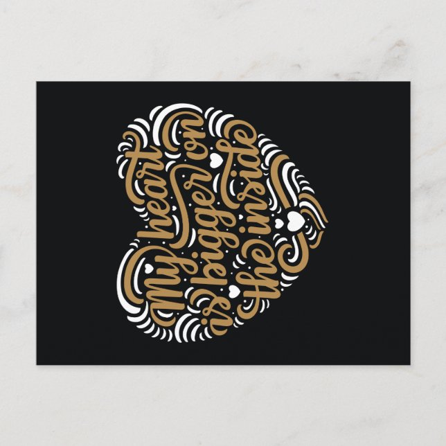 Festiva MÁS GRANDE EN LA postal INTERIOR / El día de San V (Anverso)