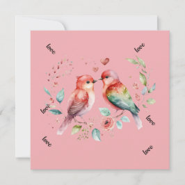 Festiva Me encanta la tarjeta de vacaciones de valentinos 