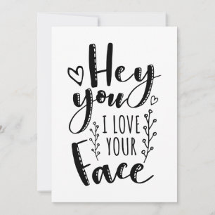 Festiva Me encanta tu tarjeta de El día de San Valentín gr