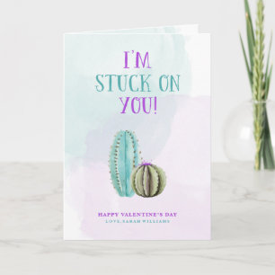 Festiva Me pegan en usted tarjeta del día de San Valentín