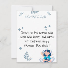 Festiva Médica - Tarjeta feliz del día de la mujer