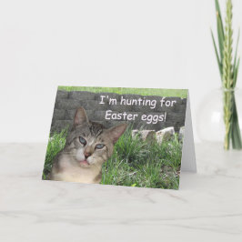 Festiva Meece que caza la tarjeta de felicitación del