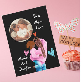 Festiva Mejor Mamá del Mundo Tarjeta de Felicitación del D