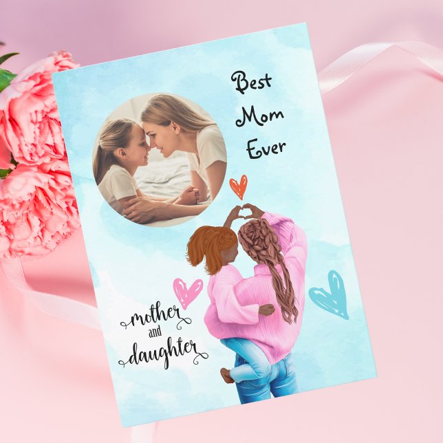 Festiva Mejor Mamá del Mundo Tarjeta de Feliz Día de la Ma (Subido por el creador)