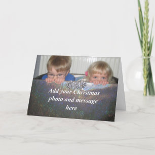Festiva Mejor Navidades personalizados Cualquier tarjeta d