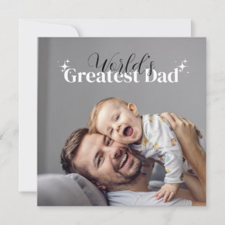 Festiva Mejor Papá del Mundo: Tarjeta de Felicitación con