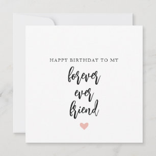 Festiva Mejor Tarjeta de Cumpleaños Simple para Amigo