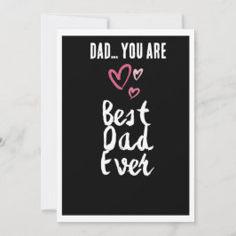 Festiva Mejor Tarjeta de Deseo de Papá Nunca Hohiday