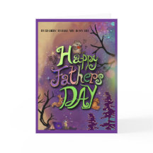 Mejor tarjeta del Día del Padre para noche de aven