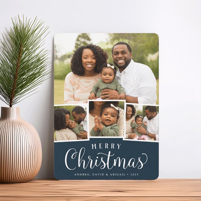 Festiva Merry Collage | Tarjeta de vacaciones con varias f (Subido por el creador)