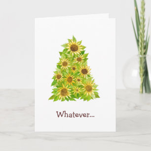 Festiva Merry Sunflower Cualquier Tarjeta