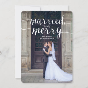 FESTIVA MERRY Y CASADO   TARJETA DE FOTOGRAFÍA DE VACACION