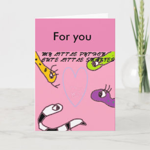 Festiva Mi pequeña tarjeta El día de San Valentín Python
