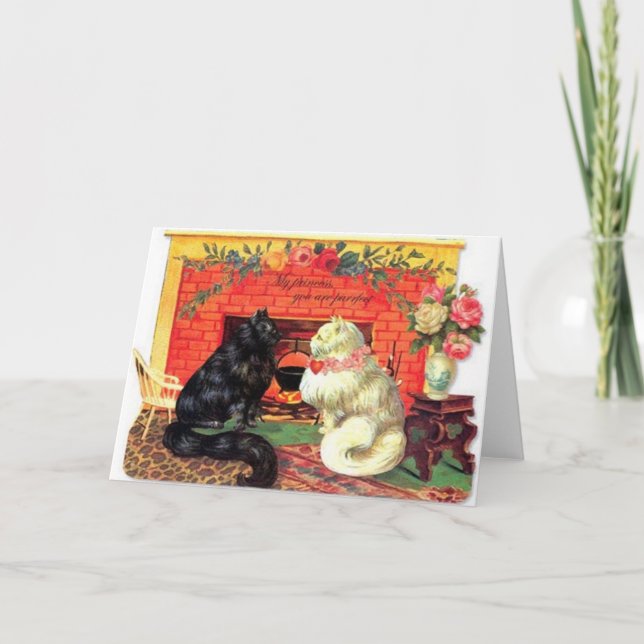 Festiva Mi Princesa eres la tarjeta El día de San Valentín (Anverso)