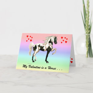 Festiva Mi tarjeta de felicitación del caballo de la