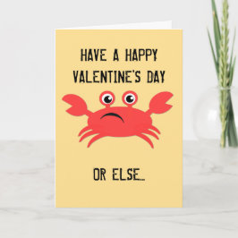 Festiva Mi tarjeta del día de San Valentín malhumorada