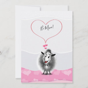 Festiva "¡Mía!" - Feliz Día de San Valentín Linda Tarjeta 