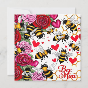 Festiva Mía sea Dulce Flor de Panal de Miel Tarjeta Plana