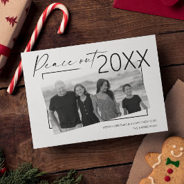 Festiva Moderna salida de la paz | Tarjeta de vacaciones p