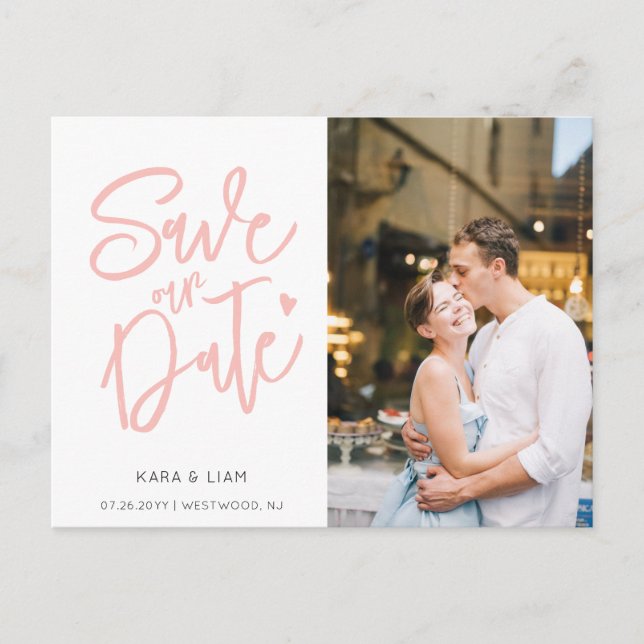 Festiva Moderna y elegante foto de un Rosa salva la postal (Anverso)