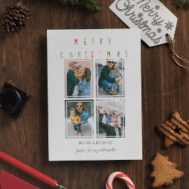 Festiva Moderno | Tarjeta de vacaciones de Navidades Colla
