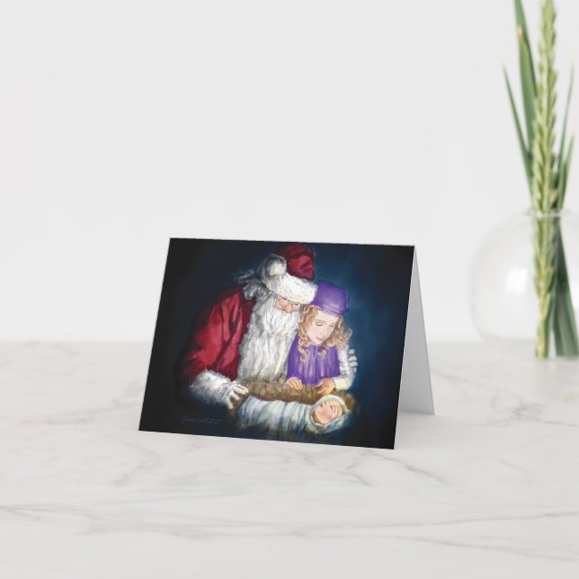 Festiva Molly McBride y tarjeta de Santa (Anverso)