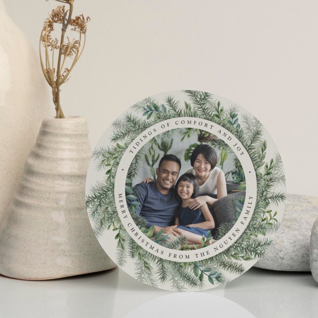 Festiva Montaña Pine | Tarjeta fotográfica de vacaciones r (Subido por el creador)