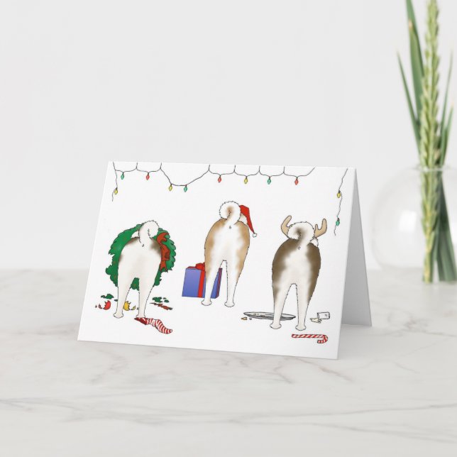 Festiva Nada empalma una tarjeta de felicitación del (Anverso)