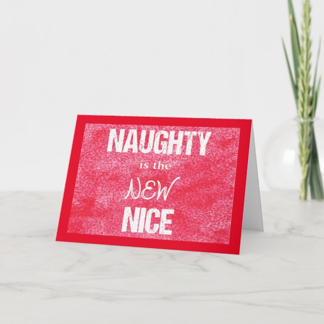 Festiva Naughty es la nueva tarjeta de vacaciones de los N (Anverso)