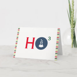 Festiva ¡Navidad para la tarjeta de los científicos!