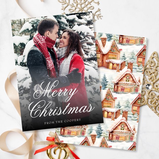 Festiva Navidades 1 Tarjeta de vacaciones del patrón de pa (Subido por el creador)