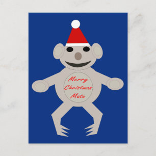 Festiva Navidades australianos Koala llevan postal