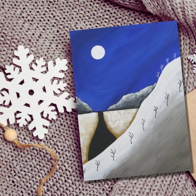 Festiva Navidades bendiciendo el desierto de la tarjeta de (Subido por el creador)