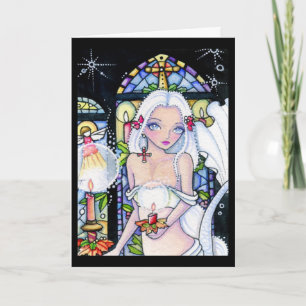 Festiva Navidades caritativos - tarjeta en blanco