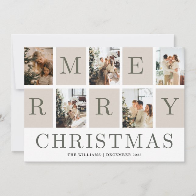 Festiva Navidades con tarjeta de navidades 2023 saludando  (Anverso)