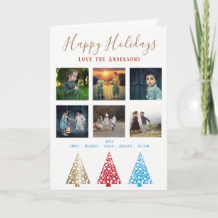Festiva Navidades de collage de fotos tarjeta Instagram fa