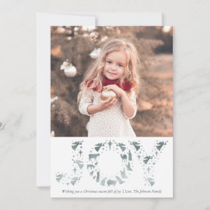 Festiva Navidades de fotografía de la Natividad Tarjeta JO