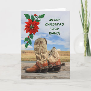 Festiva Navidades De La Tarjeta De Vacaciones De Arranque