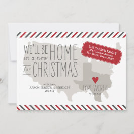 Festiva Navidades de Texas que mueven tarjeta de vacacione
