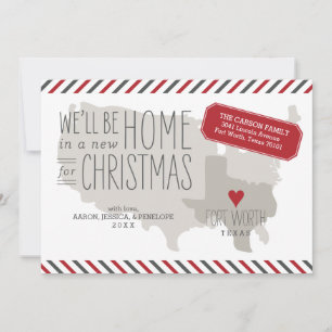 Festiva Navidades de Texas que mueven tarjeta de vacacione