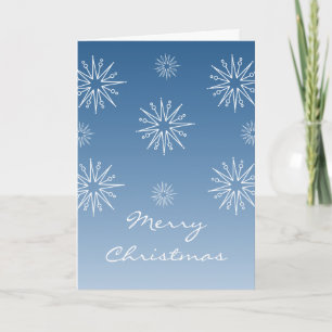 Festiva Navidades deslumbrantes tarjeta de saludo Stars, a