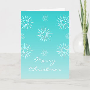 Festiva Navidades deslumbrantes tarjeta de saludo Stars, t