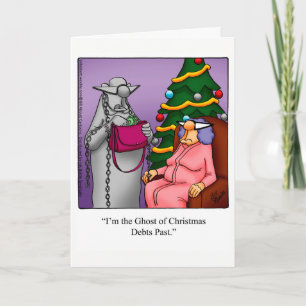 Festiva Navidades divertidos Humor Tarjeta de saludo "Spec