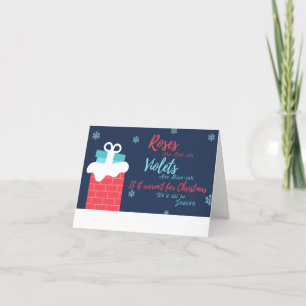 Festiva Navidades divertidos / Tarjeta judía