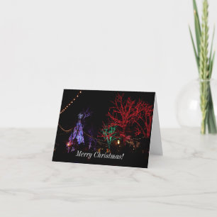 Festiva Navidades En La Tarjeta De La Ciudad Del Dólar Pla